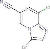 3-Bromo-8-chloroimidazo[1,2-a]pyridine-6-carbonitrile