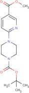 4-[5-(Methoxycarbonyl)pyridin-2-yl]piperazine, N1-BOC protected