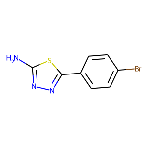 2-Amino-5-(4-bromophenyl)-1,3,4-thiadiazole