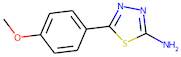 2-Amino-5-(4-methoxyphenyl)-1,3,4-thiadiazole