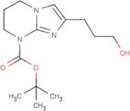2-(3-Hydroxyprop-1-yl)-5,6,7,8-tetrahydroimidazo[1,2-a]pyrimidine, N8-BOC protected