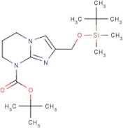 2-({[tert-Butyl(dimethyl)silyl]oxy}methyl)-6,7-dihydroimidazo[1,2-a]pyrimidine, N8-BOC protected