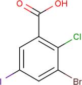 3-Bromo-2-chloro-5-iodobenzoic acid