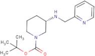(3S)-3-{[(Pyridin-2-yl)methyl]amino}piperidine, N1-BOC protected