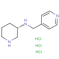 (3S)-3-{[(Pyridin-4-yl)methyl]amino}piperidine trihydrochloride