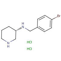 (3S)-3-[(4-Bromobenzyl)amino]piperidine dihydrochloride