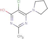 5-Chloro-4-hydroxy-2-methyl-6-(pyrrolidin-1-yl)pyrimidine