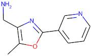 1-(5-Methyl-2-pyridin-3-yl-1,3-oxazol-4-yl)methylamine