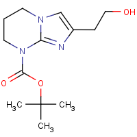 2-(2-Hydroxyethyl)-5,6,7,8-tetrahydroimidazo[1,2-a]pyrimidine, N8-BOC protected