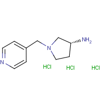 (3R)-3-Amino-1-[(pyridin-4-yl)methyl]pyrrolidine trihydrochloride