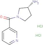 [(3R)-3-Aminopyrrolidin-1-yl](pyridin-3-yl)methanone dihydrochloride