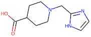 1-(1H-Imidazol-2-ylmethyl)piperidine-4-carboxylic acid