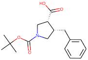 (3S,4S)-4-Benzylpyrrolidine-3-carboxylic acid, N-BOC protected