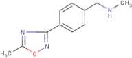 N-Methyl-1-[4-(5-methyl-1,2,4-oxadiazol-3-yl)phenyl]methylamine