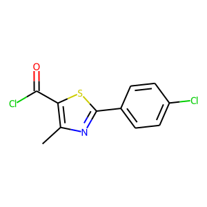 2-(4-Chlorophenyl)-4-methyl-1,3-thiazole-5-carbonyl chloride