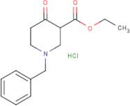 Ethyl 1-benzyl-4-oxopiperidine-3-carboxylate hydrochloride