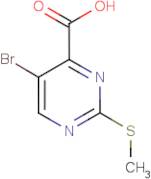 5-Bromo-2-(methylsulphanyl)pyrimidine-4-carboxylic acid