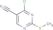 4-Chloro-2-(methylsulphanyl)pyrimidine-5-carbonitrile