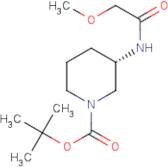 (3S)-3-(2-Methoxyacetamido)piperidine, N1-BOC protected