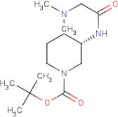 (3S)-3-[2-(Dimethylamino)acetamido]piperidine, N1-BOC protected