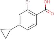 2-Bromo-4-cyclopropylbenzoic acid