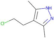 4-(2-Chloroethyl)-3,5-dimethyl-1H-pyrazole