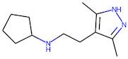 3,5-Dimethyl-4'-(N-2-cyclopentylaminoethyl)-1H-pyrazole