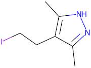 3,5-Dimethyl-4-(2-iodoethyl)-1H-pyrazole