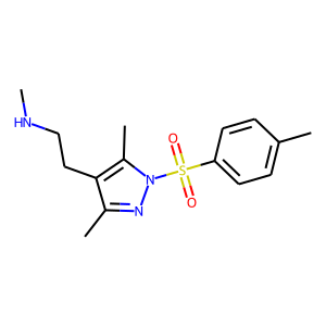 3,5-Dimethyl-4-[2-(methylamino)ethyl]-1-(4-toluenesulphonyl)-1H-pyrazole