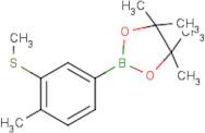 4,4,5,5-Tetramethyl-2-(4-methyl-3-(methylthio)phenyl)-1,3,2-dioxaborolane