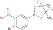 2-Bromo-5-(4,4,5,5-tetramethyl-1,3,2-dioxaborolan-2-yl)benzoic acid