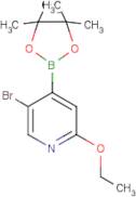 5-Bromo-2-ethoxy-4-(4,4,5,5-tetramethyl-1,3,2-dioxaborolan-2-yl)pyridine