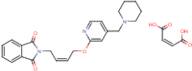 (Z)-but-2-Enedioic acid 2-[(Z)-4-[4-(piperidin-1-ylmethyl)pyridin-2-yl]oxybut-2-enyl]isoindole-1,3-dione
