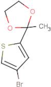 2-(4-Bromothiophen-2-yl)-2-methyl-1,3-dioxolane