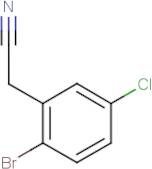 (2-Bromo-5-chlorophenyl)acetonitrile