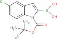 5-Chloro-1H-indole-2-boronic acid, N-BOC protected
