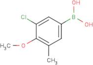 3-Chloro-4-methoxy-5-methylbenzeneboronic acid