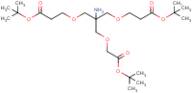 tert-Butyl 3,3'-(2-amino-2-((3-tert-butoxy-3-oxopropoxy)methyl)propane-1,3-diyl)bis(oxy)dipropanoa…