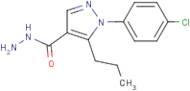 1-(4-Chlorophenyl)-5-propyl-1H-pyrazole-4-carbohydrazide