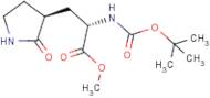 Methyl (2S)-2-(tert-butoxycarbonylamino)-3-[(3S)-2-oxopyrrolidin-3-yl]propanoate