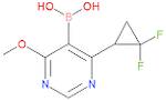 [4-(2,2-Difluorocyclopropyl)-6-methoxypyrimidin-5-yl]boronic acid