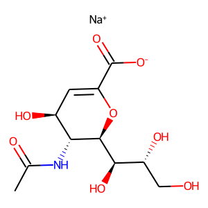 N-Acetyl-2,3-dehydro-2-deoxyneuraminic acid sodium salt