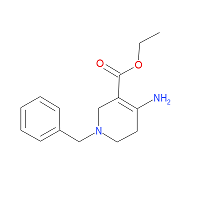 Ethyl 4-amino-1-benzyl-1,2,5,6-tetrahydropyridine-3-carboxylate