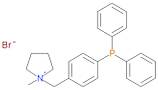 1-Methyl-1-[4-(diphenylphosphino)benzyl]pyrrolidinium bromide
