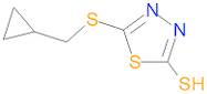 5-[(Cyclopropylmethyl)thio]-1,3,4-thiadiazole-2-thiol