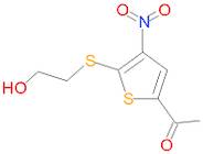 1-{5-[(2-Hydroxyethyl)thio]-4-nitrothien-2-yl}ethanone