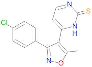 4-[3-(4-Chlorophenyl)-5-methyl-4-isoxazolyl]-2-pyrimidinethiol, 90%