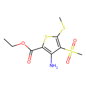 Ethyl 3-amino-4-(methylsulfonyl)-5-(methylthio)thiophene-2-carboxylate