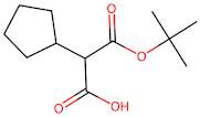 3-(tert-Butoxy)-2-cyclopentyl-3-oxopropanoic acid