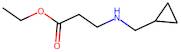 Ethyl 3-[(cyclopropylmethyl)amino]propanoate